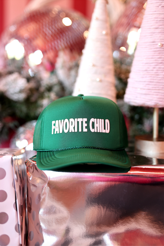 Trucker Hat - Favorite Child (Kelly Green)