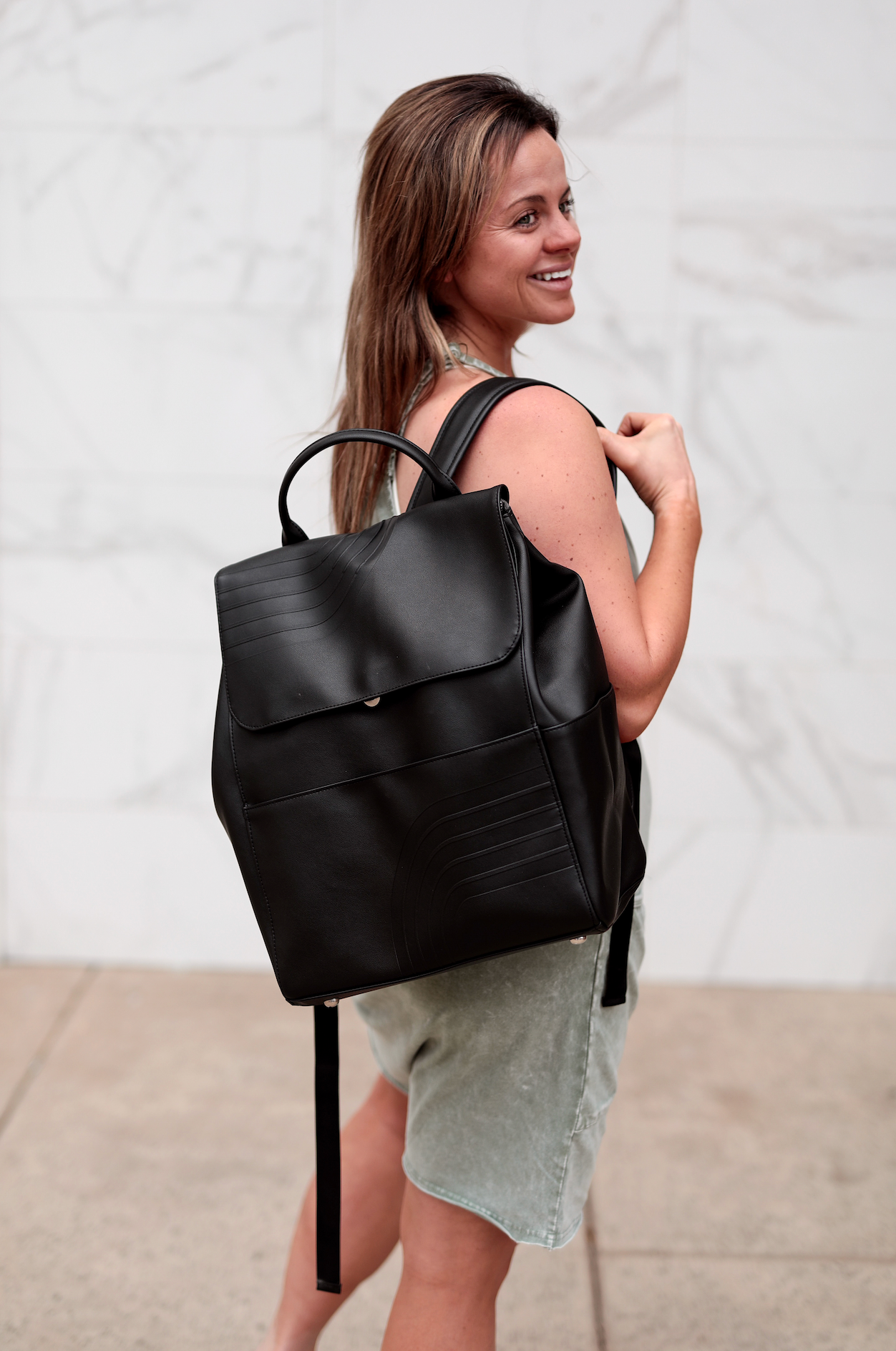 Jadelynn Brooke Teal, Pink & Navy Geometric Backpack Jadelynn Brooke | we are so happy you are here. – Jadelynn  main image 2