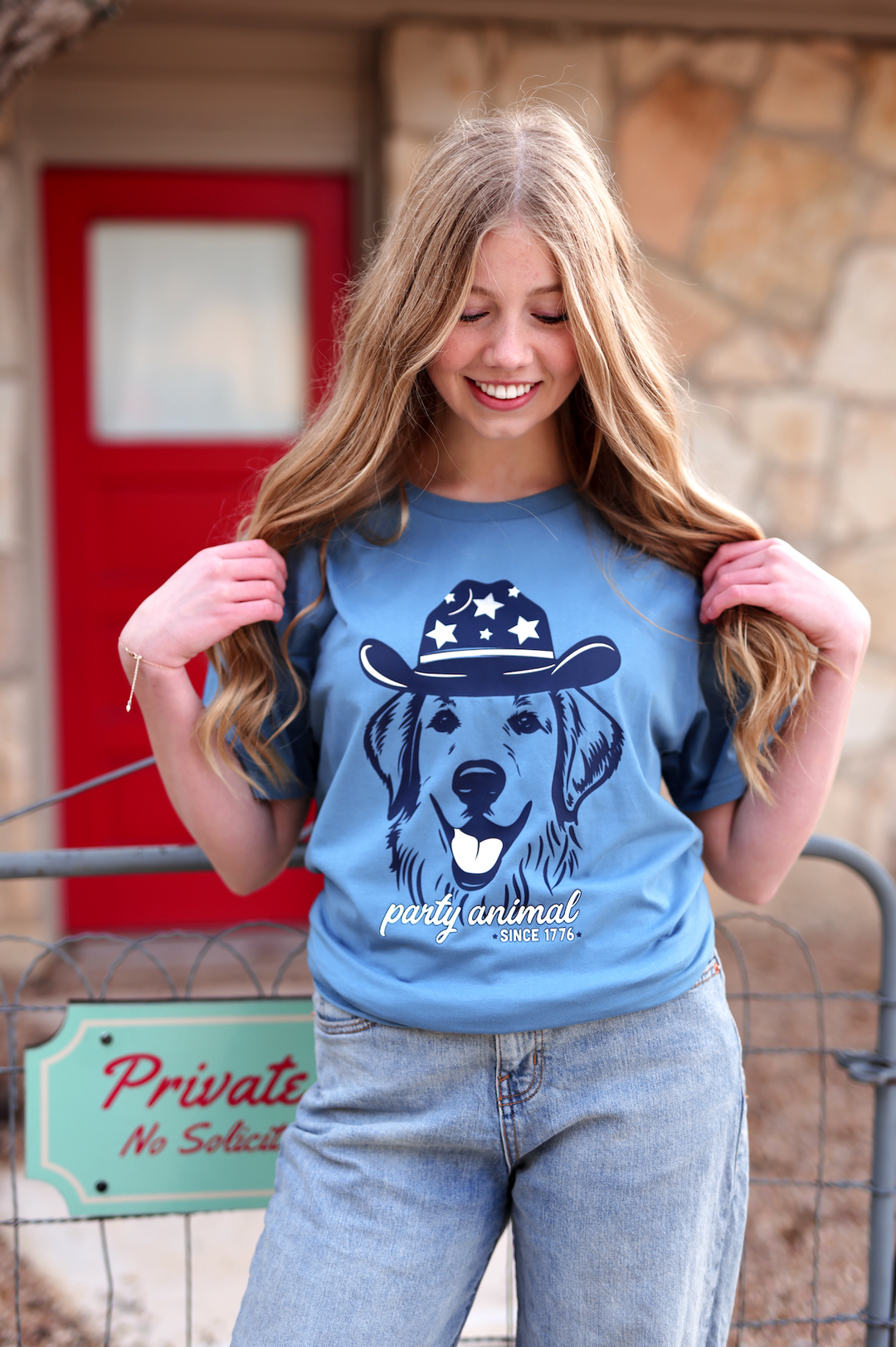 Party Animal (Slate) - Short Sleeve/Crew
