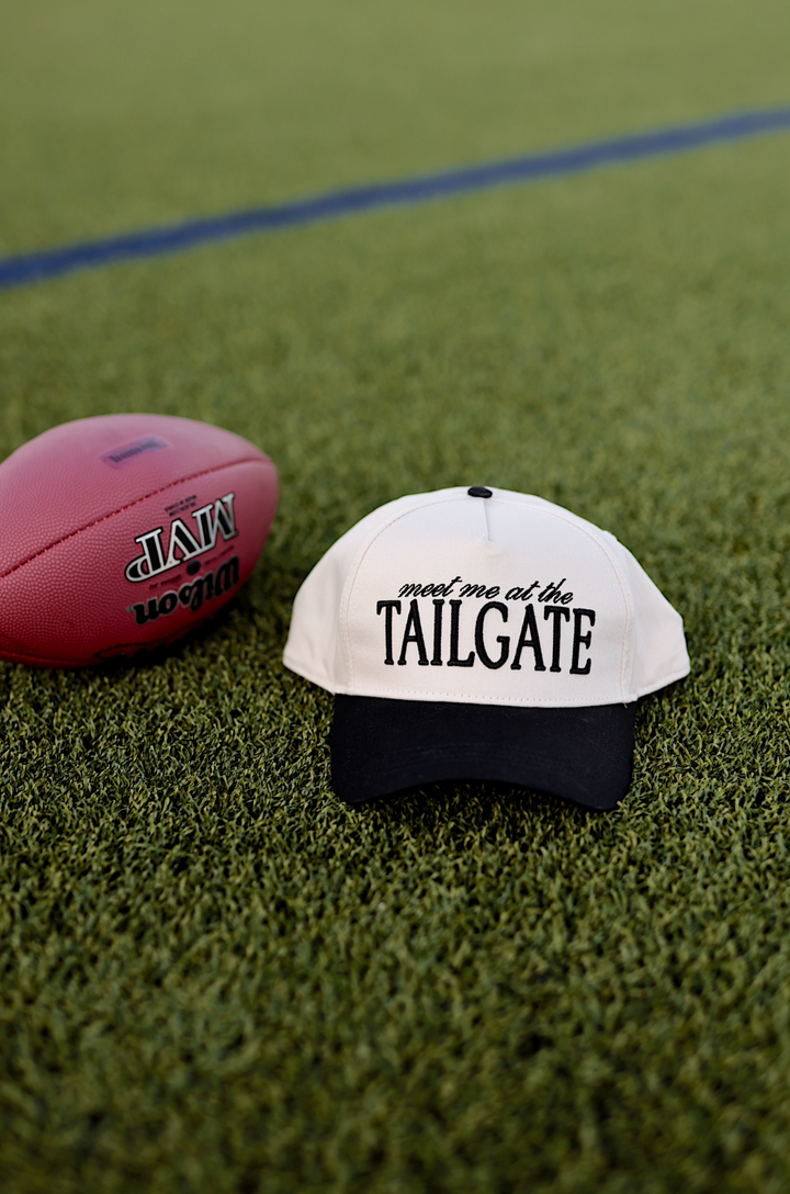 Trucker Hat - Meet Me At The Tailgate (Natural/Black)