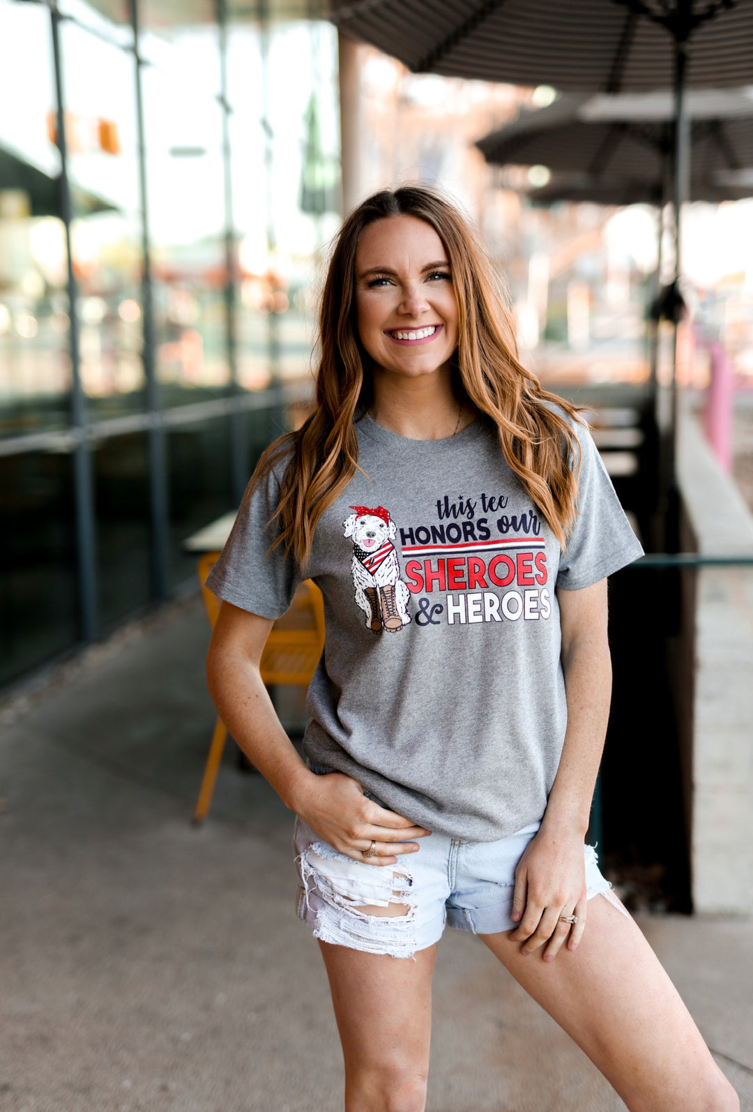 K&C - Honors Our Sheroes & Heroes (Dark Grey Heather) - Short Sleeve / Crew