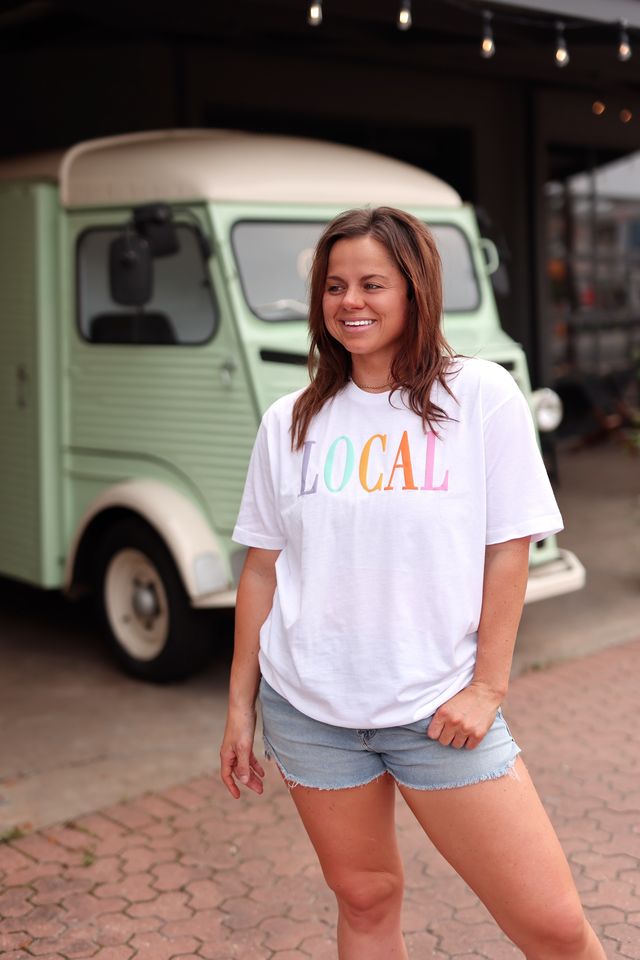 LOCAL (White) - Short Sleeve/Crew
