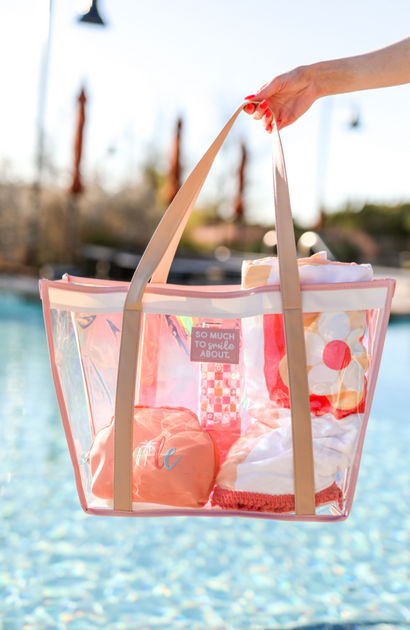 Iridescent Tote - So Much To Smile About (Pink) – Jadelynn Brooke®