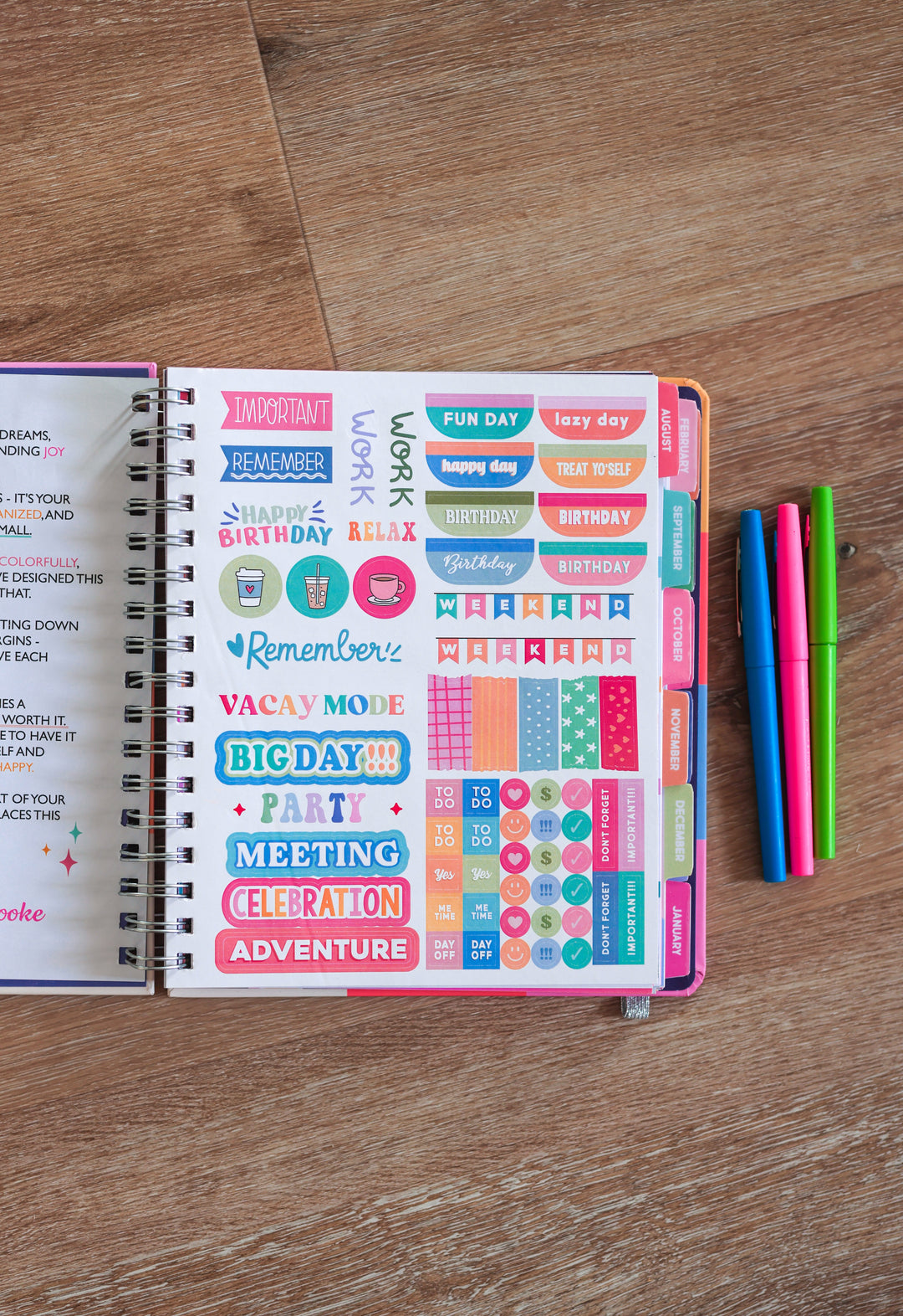 2026 Planner Bundle - Happy Checkered ($156 value!)