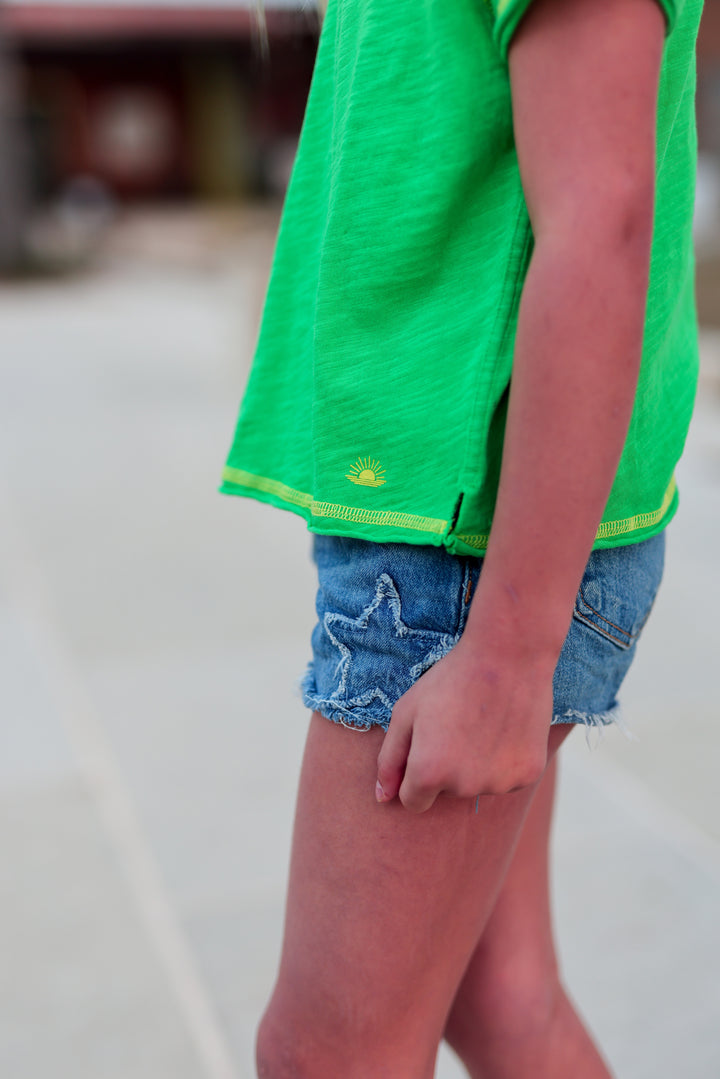 All For Fun YOUTH Raglan Tee - (Kiwi)