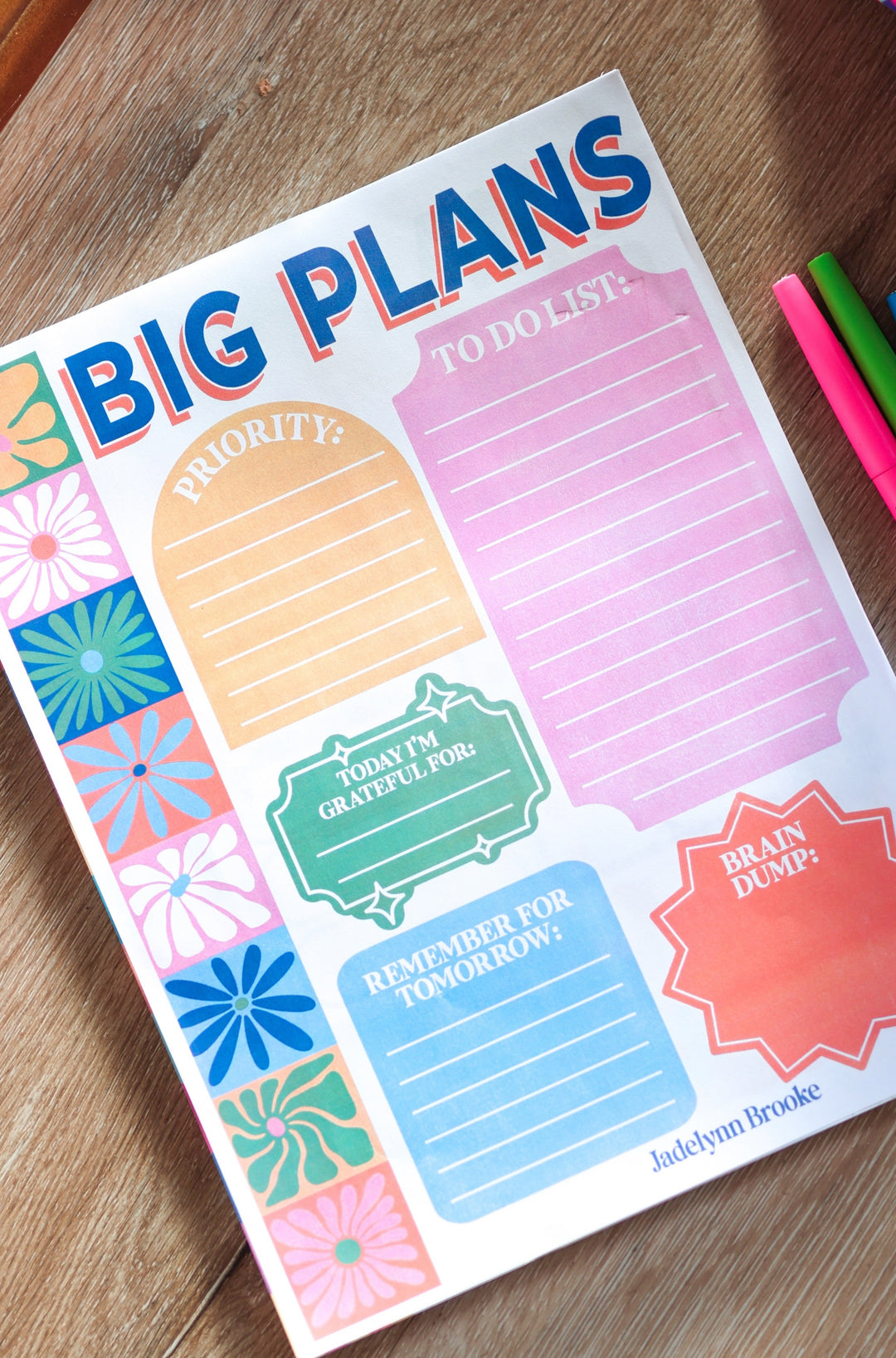 2026 Notepad - Big Plans