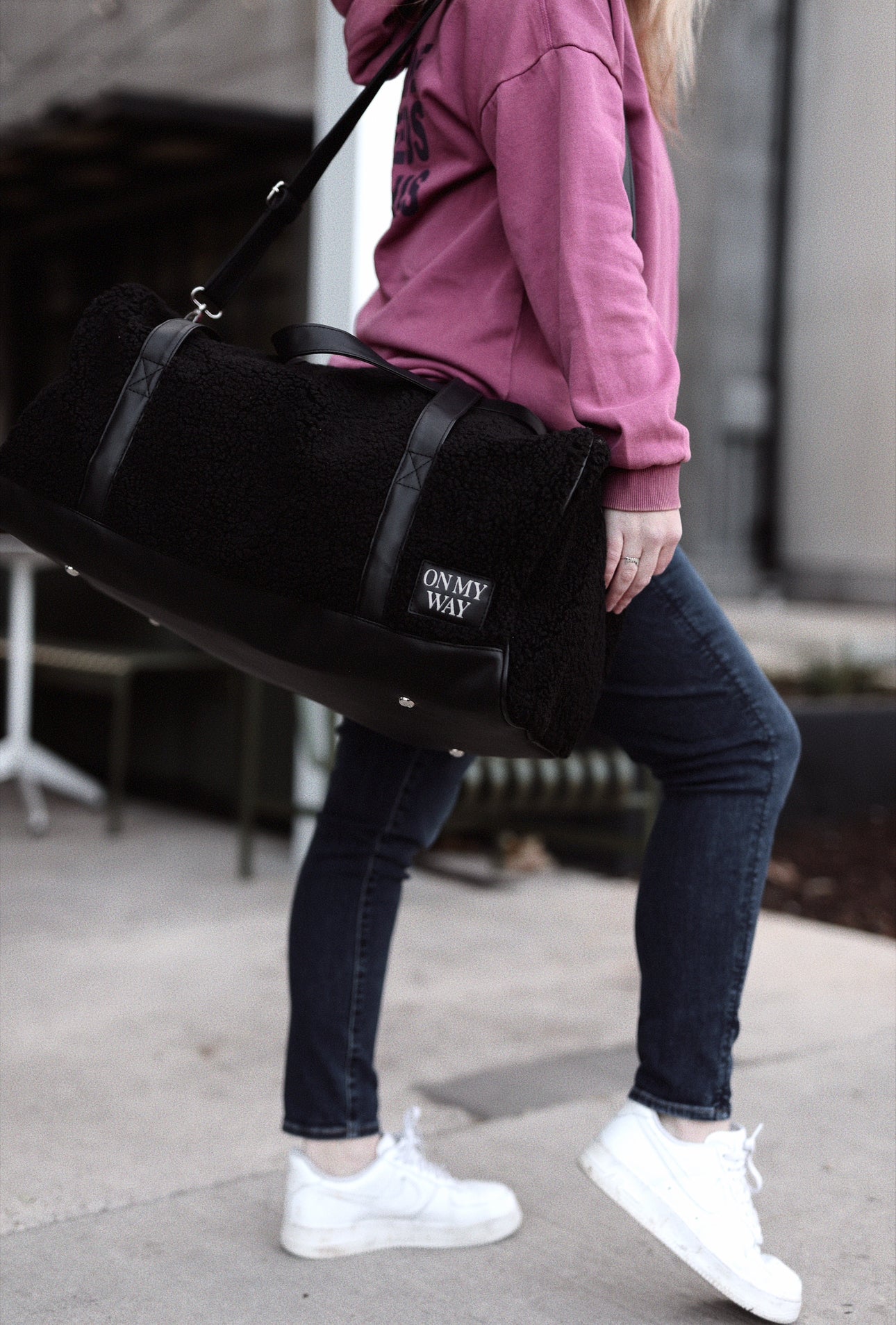 Teddy Duffle Bag - On My Way (Midnight) – Jadelynn Brooke®