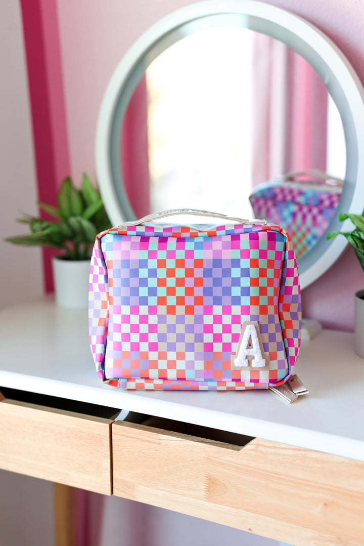 Custom Hanging Organizer - Happy Checkered