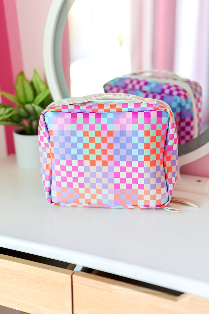 Custom Hanging Organizer - Happy Checkered