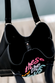 Neoprene Tote - These Are The Days (Black)