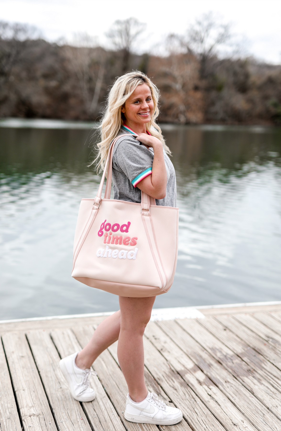 Good Times Ahead Neoprene Tote