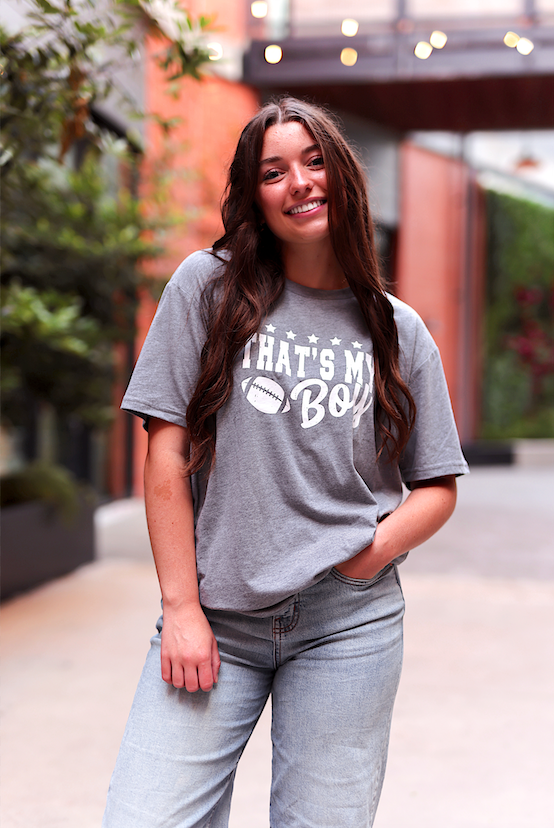 That's My Boy (Graphite Heather) - Short Sleeve/Crew