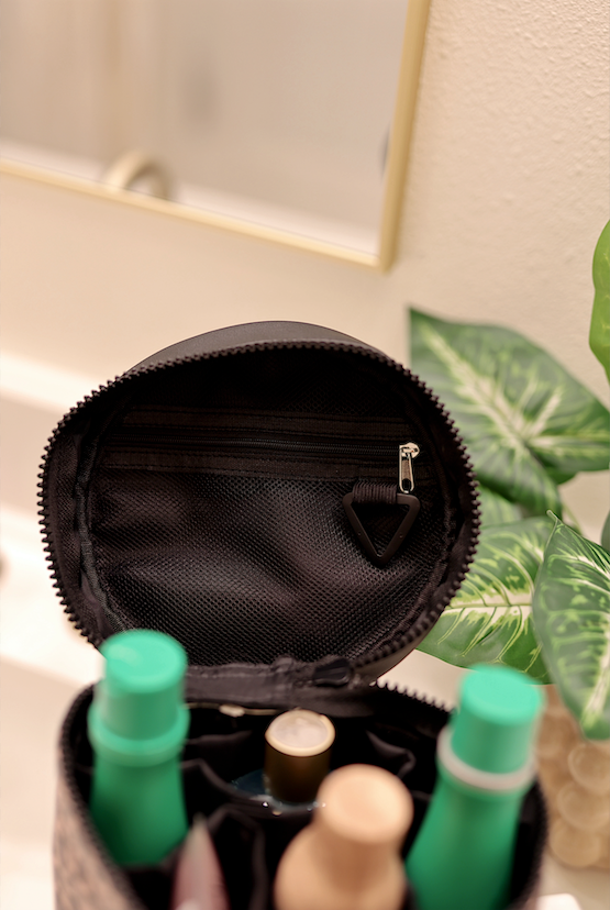 Barrel Toiletry Bag - Traditional Cheetah