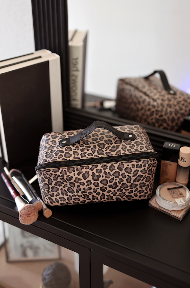 Hold All Cosmetic Bag - Traditional Cheetah WITHOUT customization