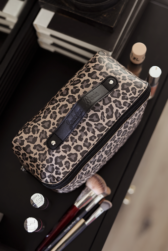 Hold All Cosmetic Bag - Traditional Cheetah WITHOUT customization