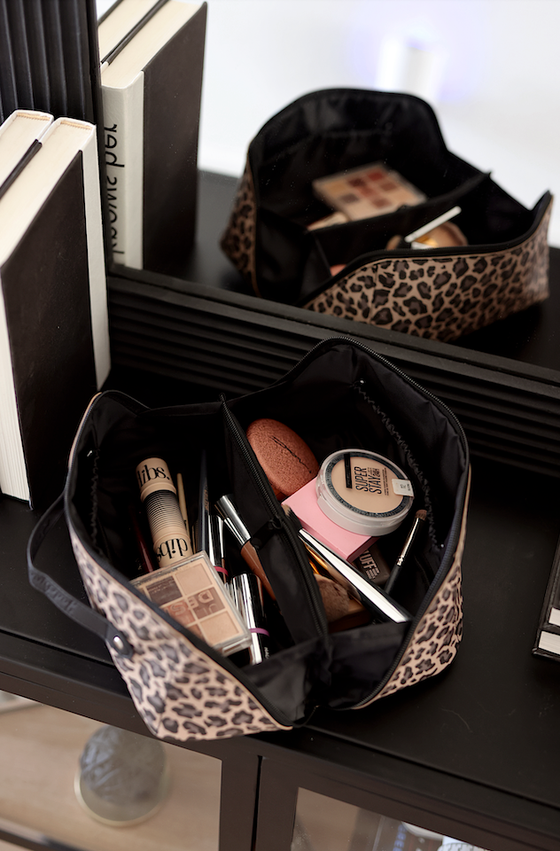 Hold All Cosmetic Bag - Traditional Cheetah WITHOUT customization