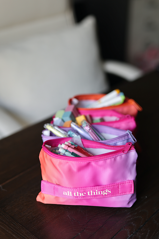 Expandable Organizer - Palm Springs (Orange/Pink/Lavender Gradient)