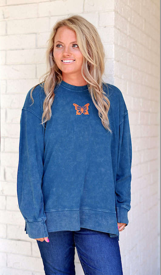 It's A Good Life (Deep Ocean) - Mineral Wash Pullover