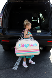 Duffle Bag Weekender - Sleepover (Cream/Pink/Grey)