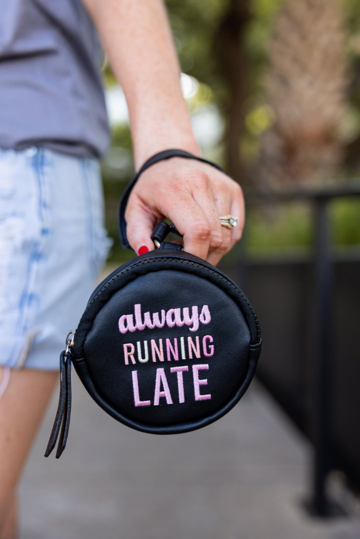 Wristlet (Black) - Always Running Late