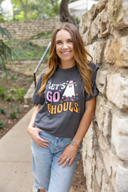 Let's Go Ghouls (Charcoal Heather) - Short Sleeve / Crew
