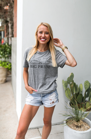 Small Town Big Pride (Grey Triblend) - Short Sleeve / Crew