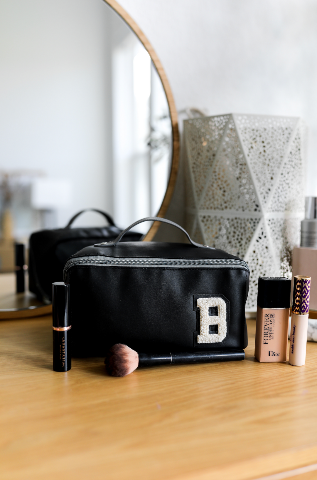 Leather The Daily Edited Makeup Bag Daily Edited Makeup Bag CUSTOM