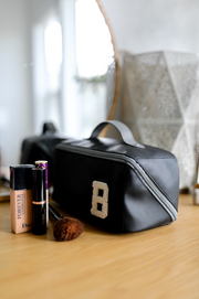 Custom: Cosmetic Bag - Hold All Makeup Bag (Midnight/Charcoal)