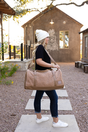 Teddy Duffle Bag - Good Times Ahead (Mocha)