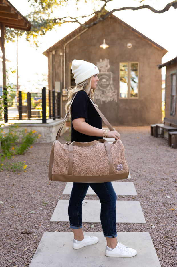 Teddy Duffle Bag - Good Times Ahead (Mocha)