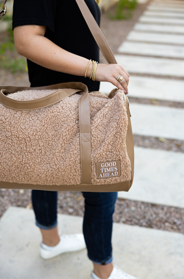 Teddy Duffle Bag - Good Times Ahead (Mocha)