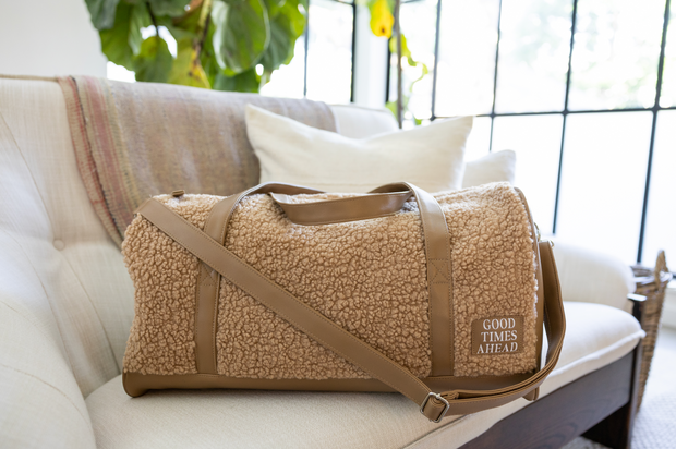 Teddy Duffle Bag - Good Times Ahead (Mocha)