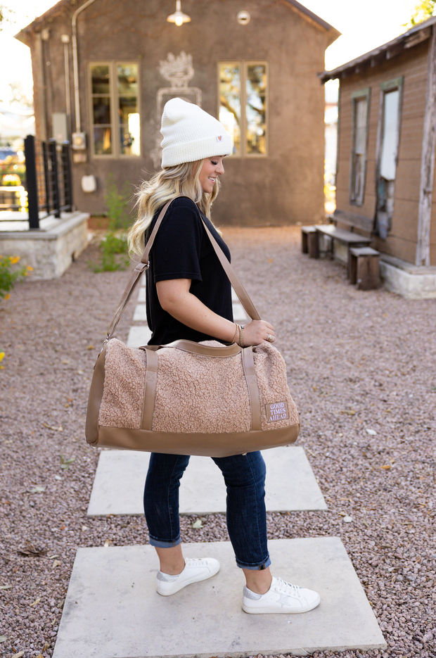 Teddy Duffle Bag - Good Times Ahead (Mocha)