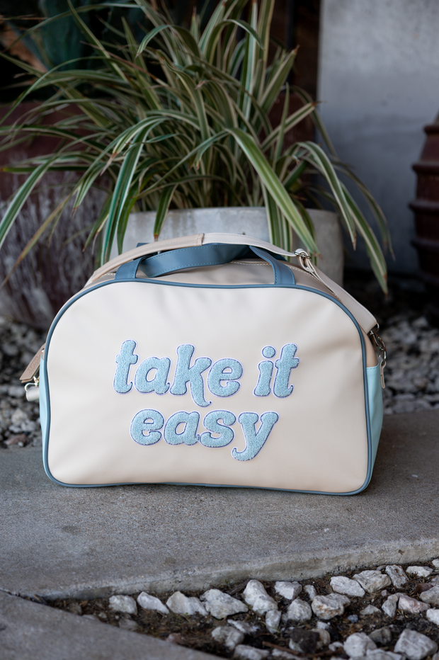 Duffle Bag (Cream) - Take It Easy