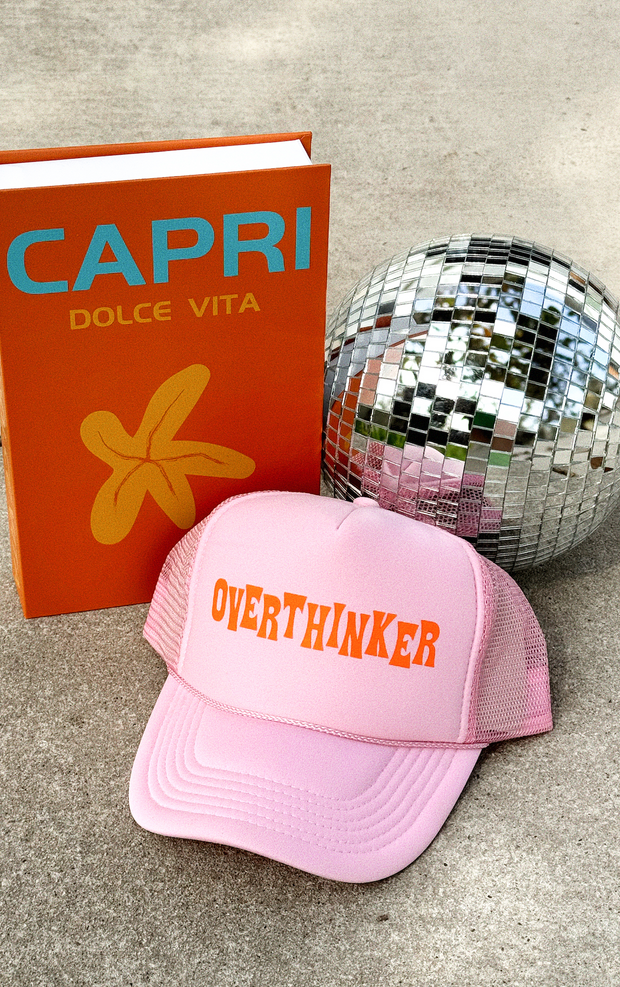 Trucker Hat - Overthinker (Pink)