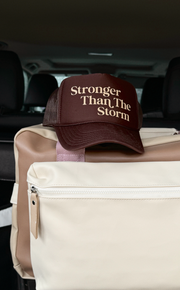 Trucker Hat - You Are Stronger Than The Storm (Espresso)