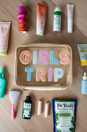 Kosmetiktasche „Girls Trip Chicago“ (ca. 9,7x17,3 Cm) – Wasserdicht, Mit Reißverschluss, Für Make-up & Reisen