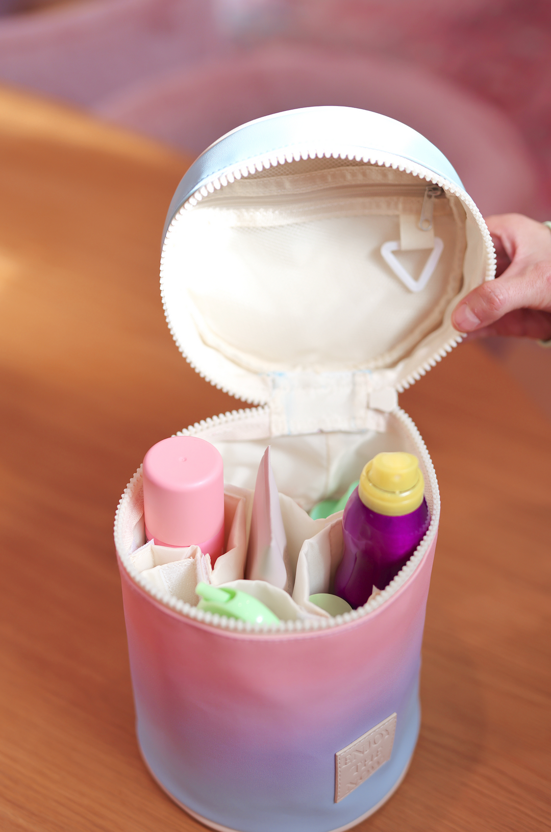 The JB Barrel Toiletry Bag