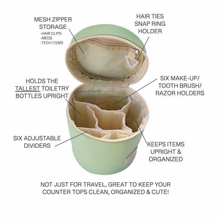 Barrel Toiletry Bag - Self Love Club (Pink)