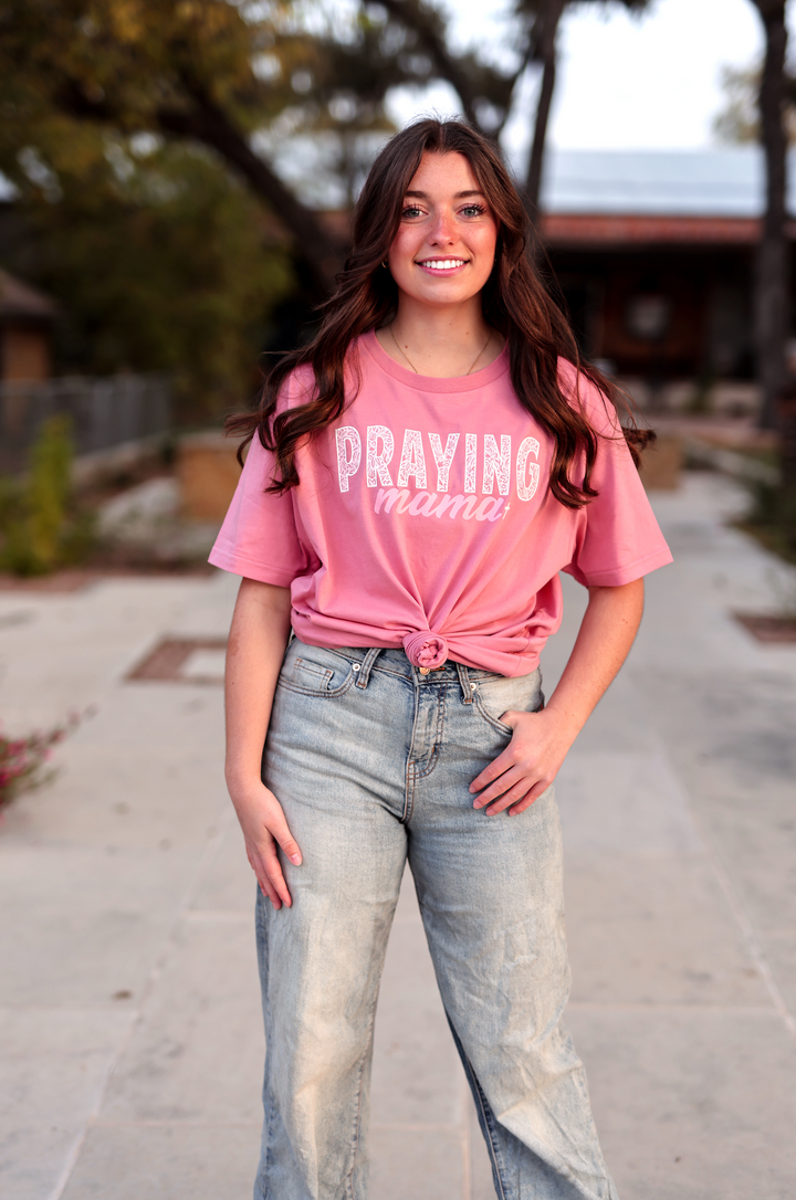 Praying Mama (Petal) - Short Sleeve/Crew