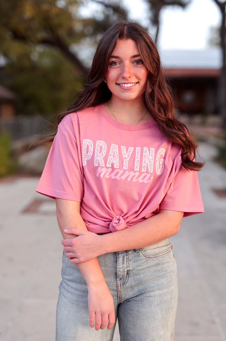 Praying Mama (Petal) - Short Sleeve/Crew