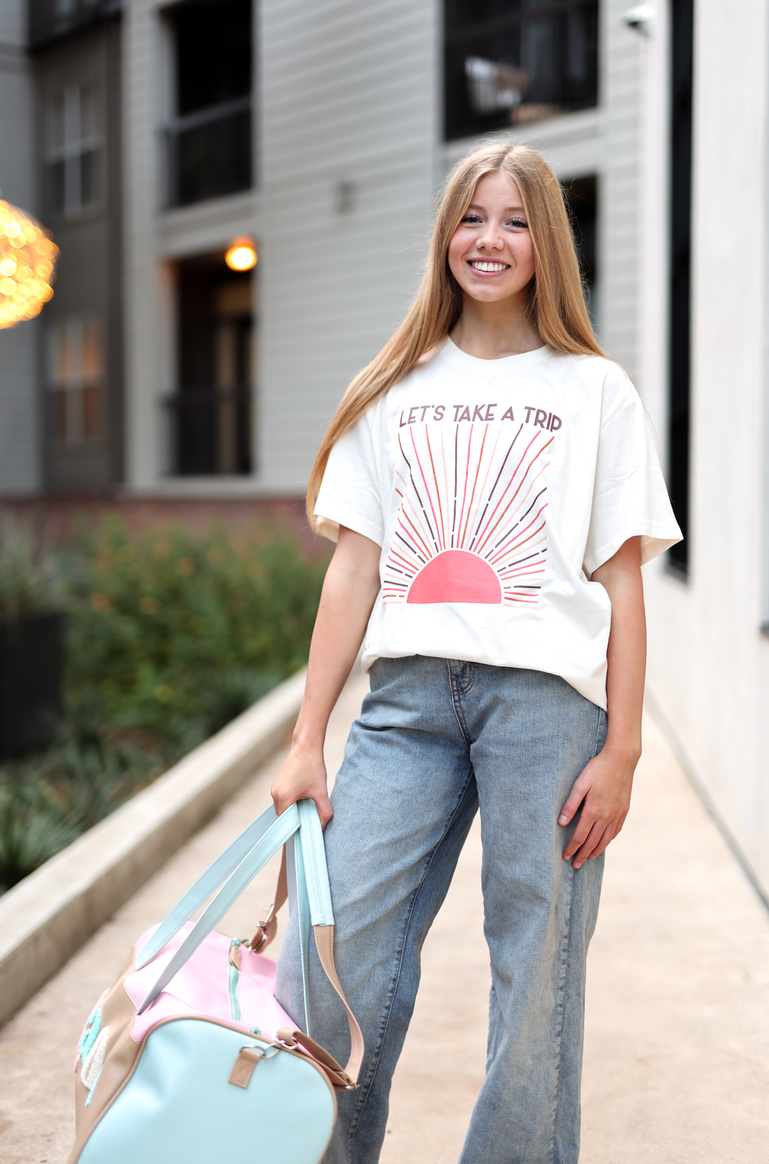 Let's Take A Trip (Cream) - Short Sleeve/Crew