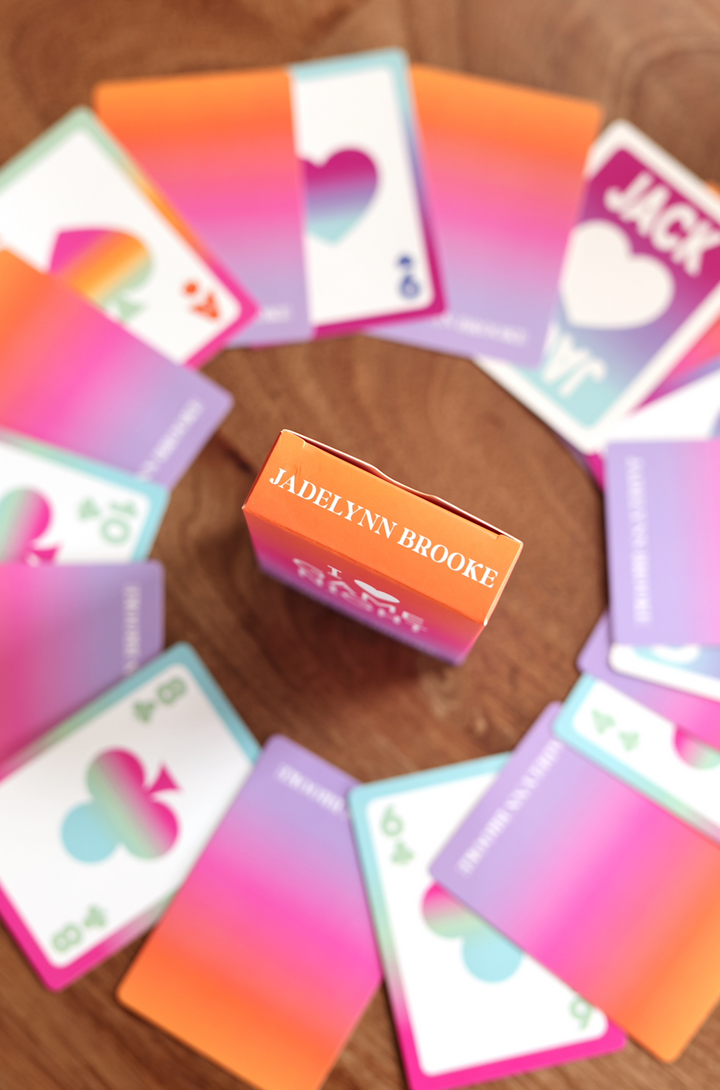 "I 💜 Game Night" Jadelynn Brooke Playing Cards