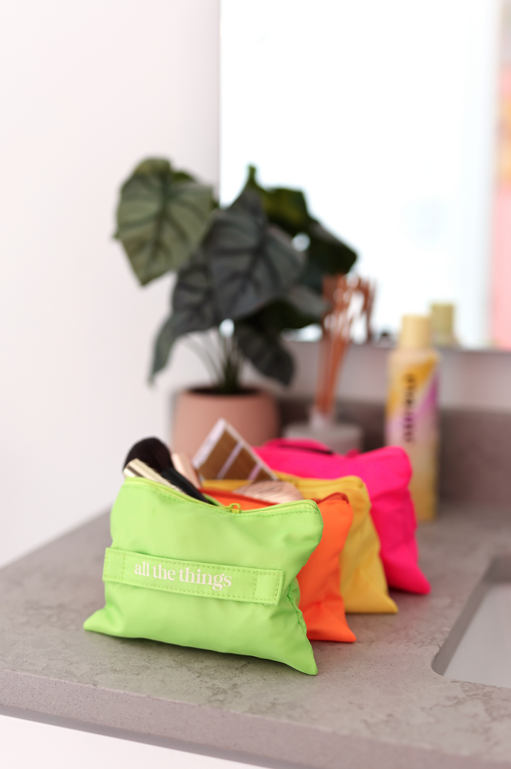 Expandable Organizer - All The Things (Neon Lime-Pink)