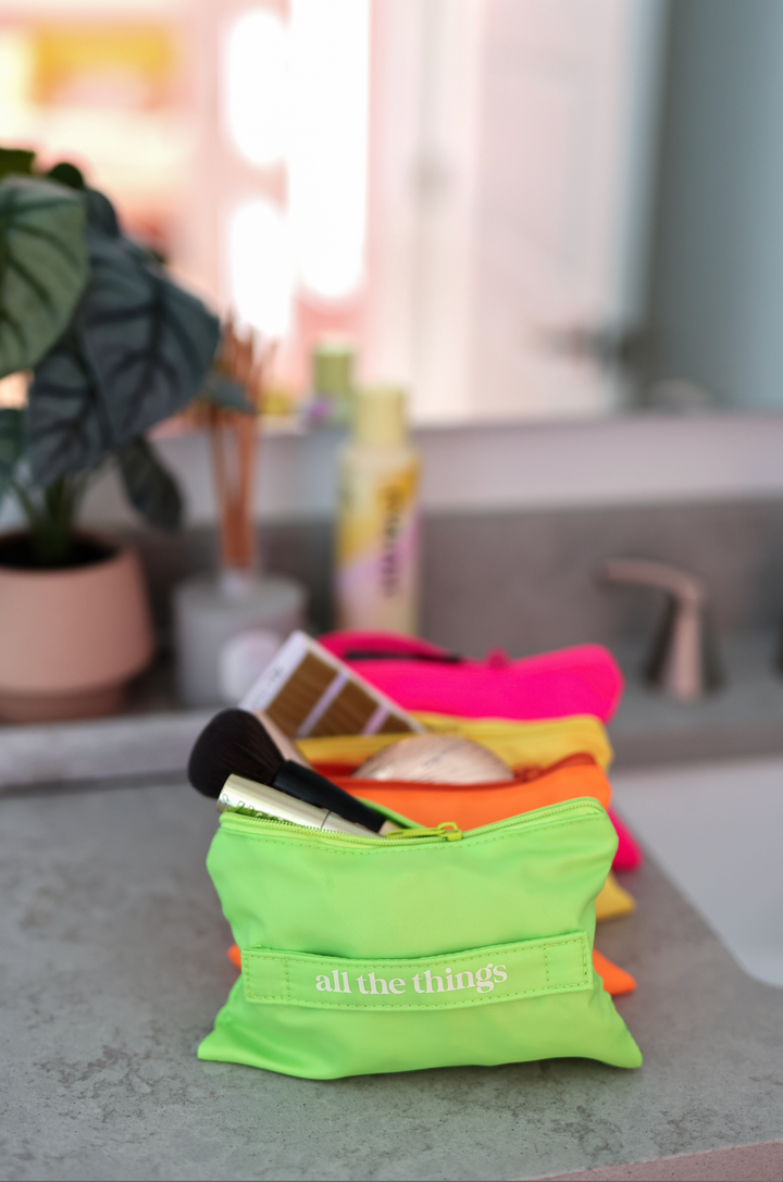 Expandable Organizer - All The Things (Neon Lime-Pink)