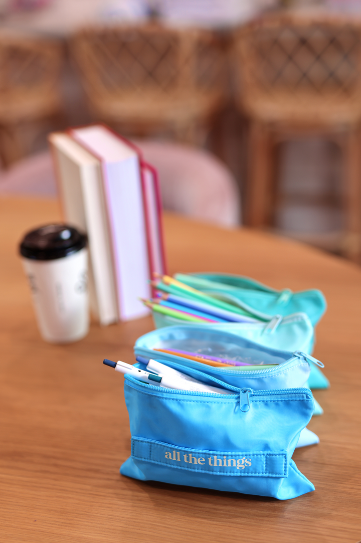 Expandable Organizer - All The Things (Periwinkle/Mint/Teal)
