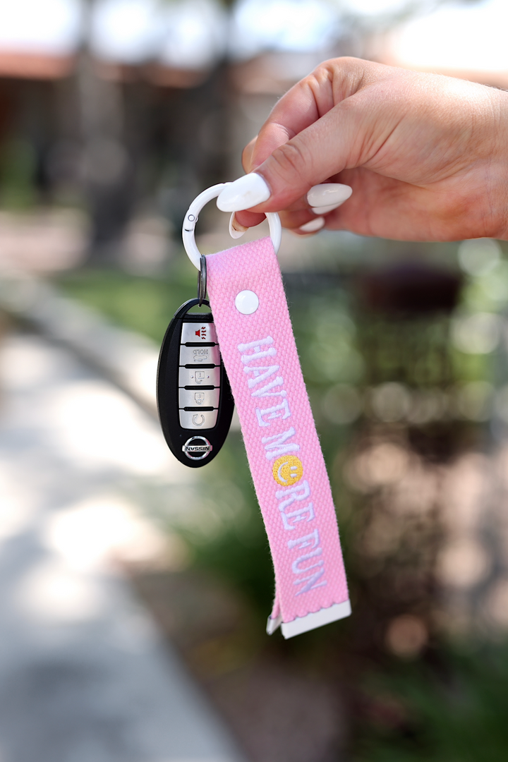 Woven Keychain - Have More Fun 🙂