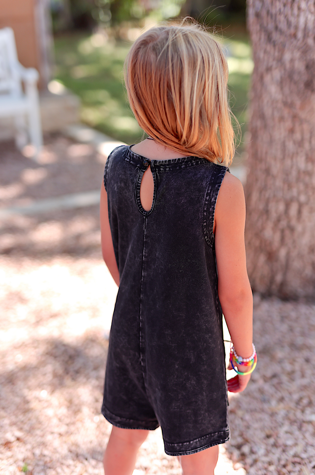 Tailgate Mineral Wash YOUTH Romper
