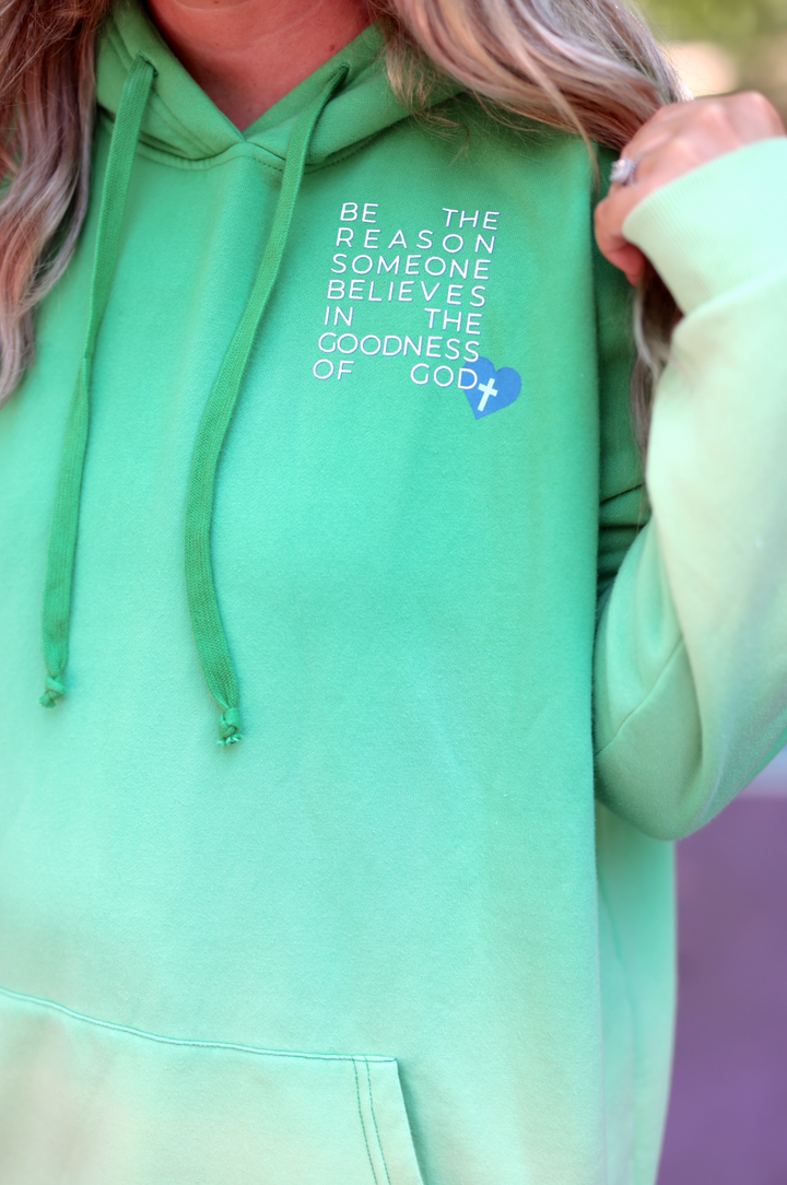 Be The Reason (Dip Dye Green) - Oversized Hoodie