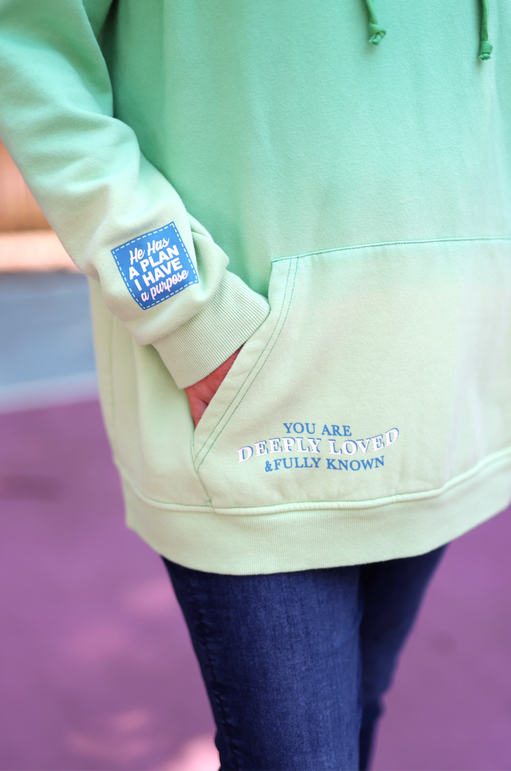 Be The Reason (Dip Dye Green) - Oversized Hoodie
